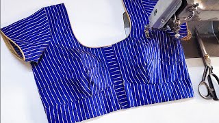 Full Blouse Stitching Easy Simple (Normal)