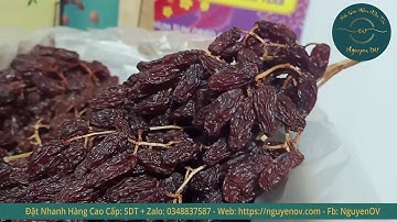 Nho Khô Nguyên Cành Nhập Khẩu Từ Australia hiệu Grapesita de Victoria - Cao Cấp và Sang Trọng.