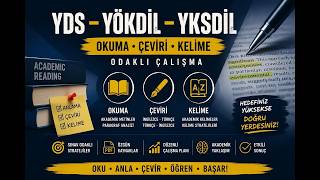 Akademik Okuma Serisi: 9.Video - YDS, YÖKDİL, YKSDİL - Melih Göçer
