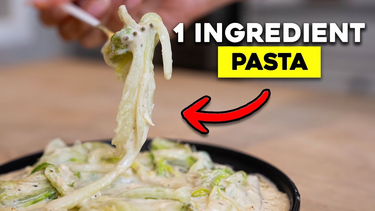 The BEST 1 Ingredient Pasta Alfredo | Low Carb + Keto The BEST 1 Ingredient Pasta Alfredo | Low Carb + Keto