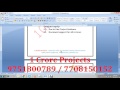 CSE   IT   MCA   MSC  2017   2018 IEEE Cloud Computing Projects Topics Titles - 1Crore Projects