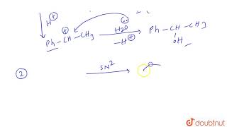 Show how will you synthesie: i. 1-Phenylethanol form a suitable alkene. ii. Cyclohexylmethanol u...