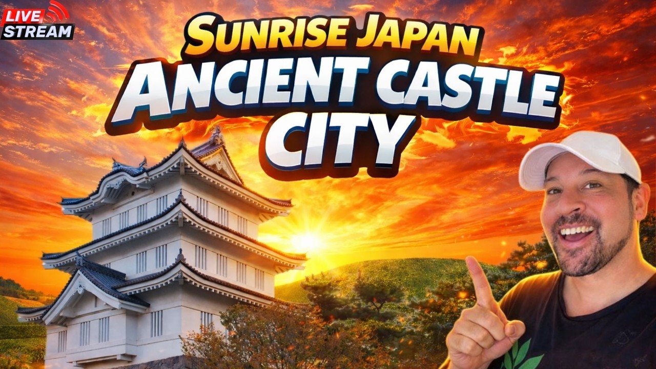 🇯🇵 Japan Live: Sunrise at the Ancient Kofun & Oshi Castle Walk