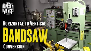 Converting my horizontal metal cutting bandsaw to vertical