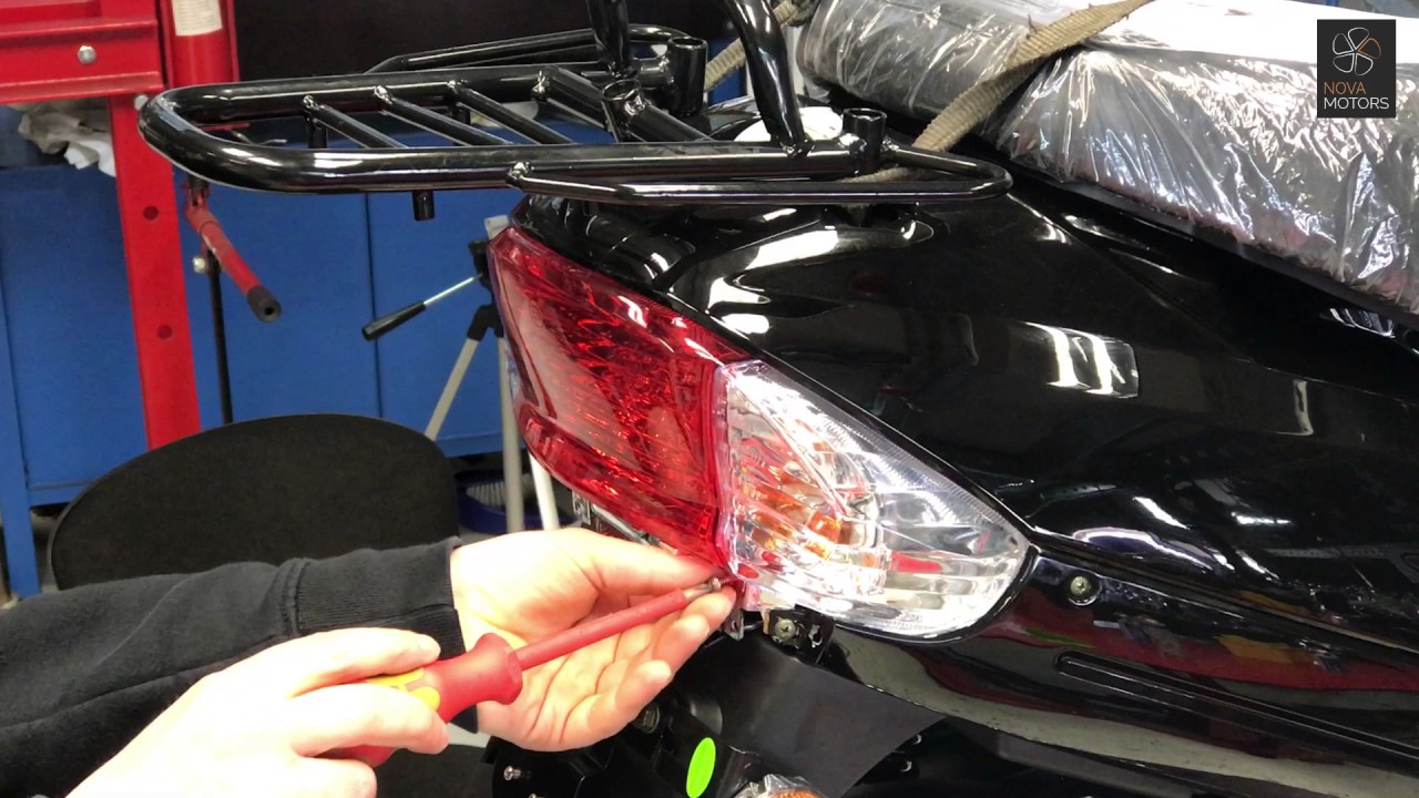 www.nova-motors.de Hilfe - City Star Birne hinten wechseln - YouTube