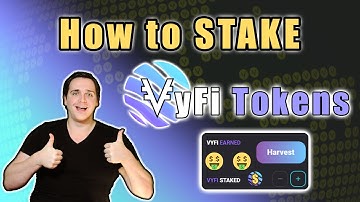 How to Stake Your VYFI Tokens! New VyFinance Functionality!