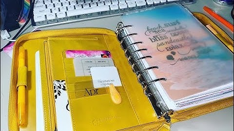 Switch Binders With Me! || Moving into My Golden Aspen Classic Franklin Binder!