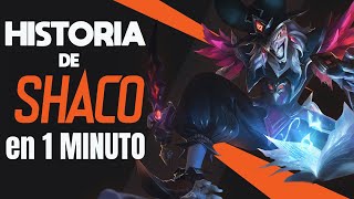 🤡 HISTORIA DE SHACO EN 1 MINUTO || LEAGUE OF LEGENDS (Lore) #shorts #youtubeshorts