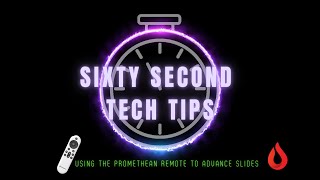 Celebrity Sixty Second Tech Tip: Using your Remote to Advance Slides Profile