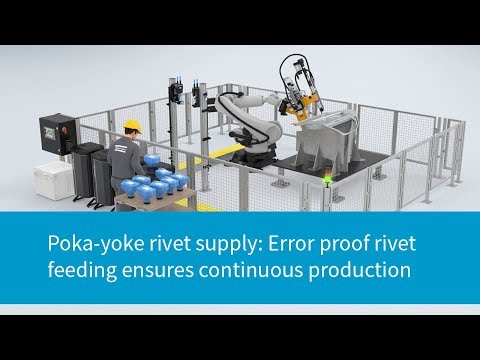 Poka-yoke rivet feeding