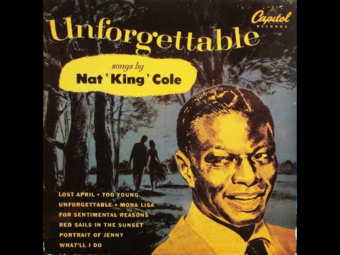 Nat King Cole Unforgettable LP Vinyl Record Play