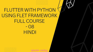 Flutter With Python using Flet Framework Full course | ProgressBar Control | Tutorial-08 | Python