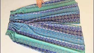 Flared Palazzo Pant Cutting And Stitching Full Tutorial घरदर Palazzo Cutting And Stitching