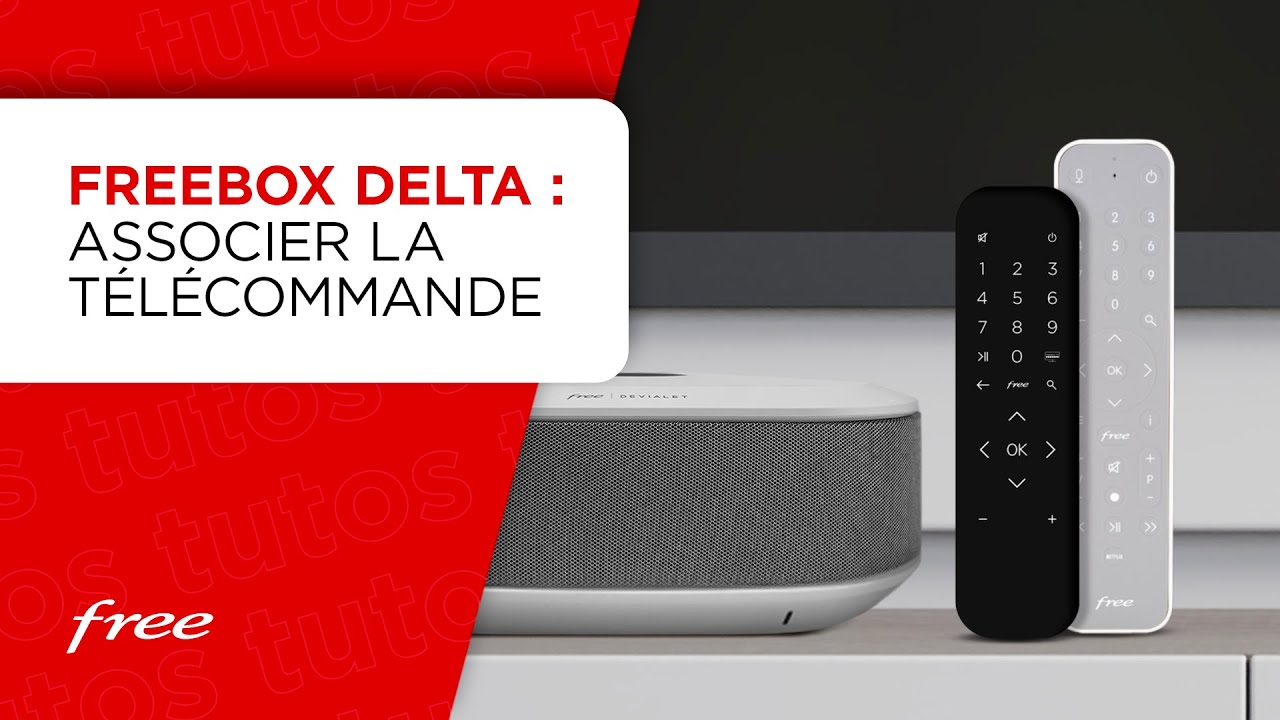 Freebox Delta : associer la télécommande 