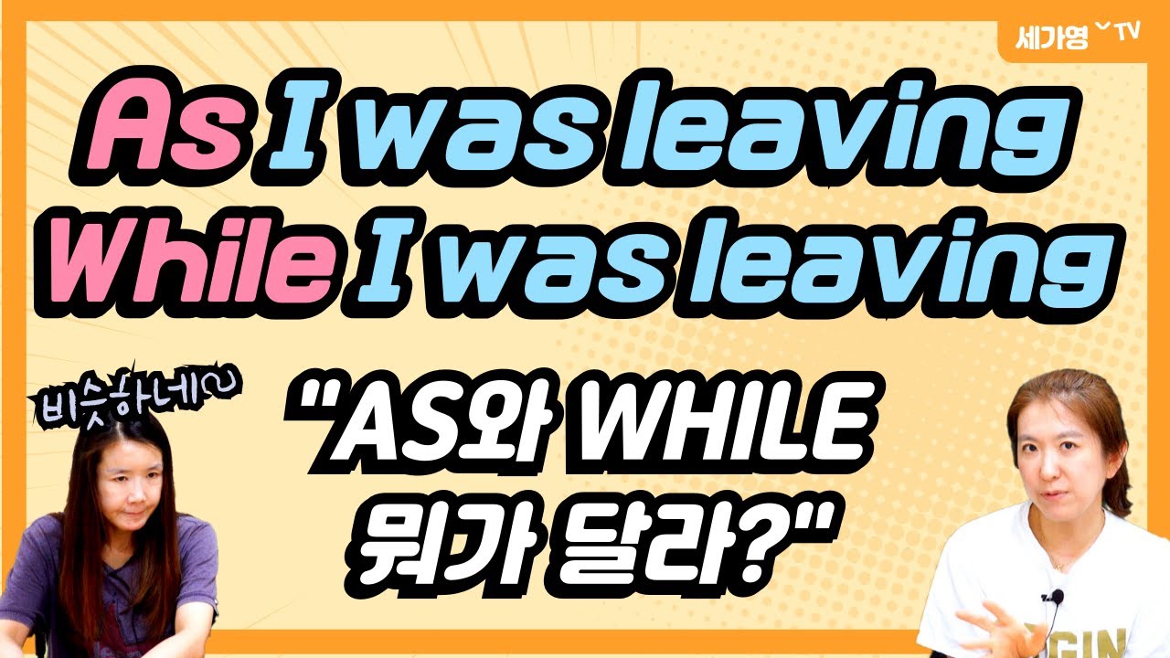 as와 while 둘 다 해석은 