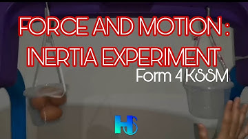 FORCE AND MOTION I : INERTIA EXP. FORM 4 KSSM [ EXCELLENT EVIDENCE ]