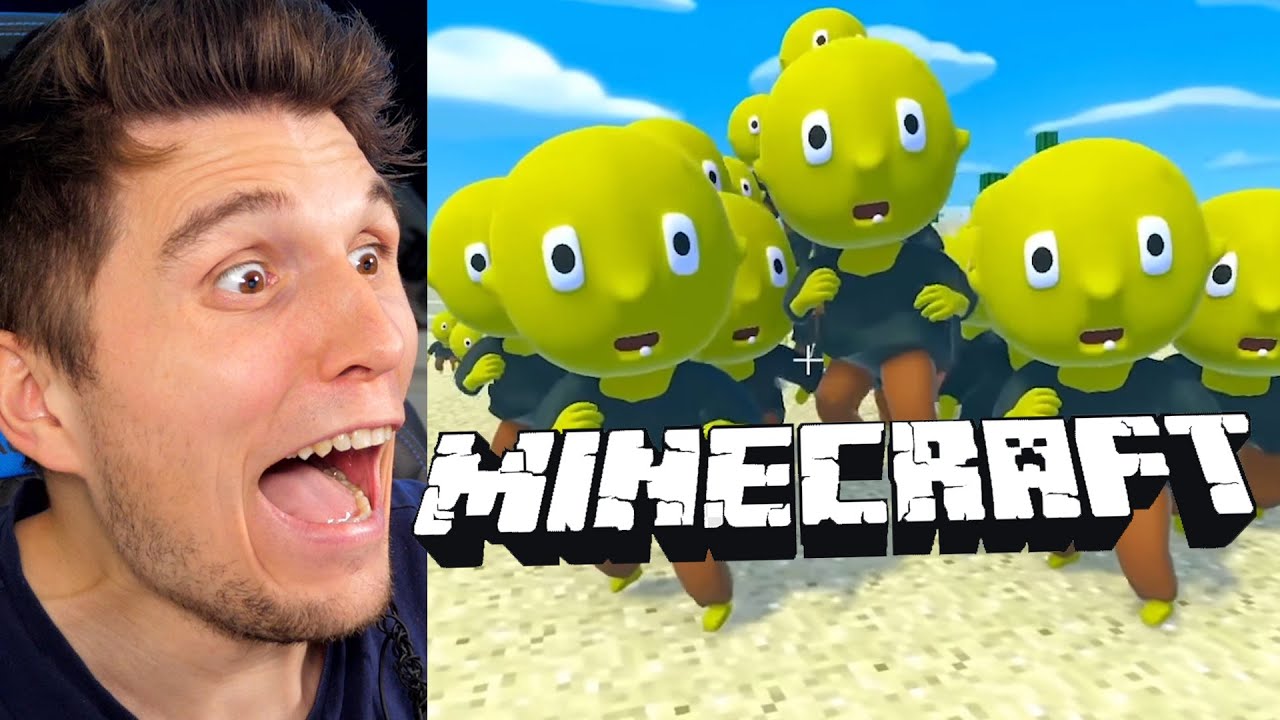 Paluten REAGIERT auf Minecraft MOBS programmieren