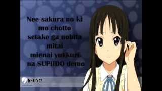 Video thumbnail of "K-On!! Tenshi ni Fureta yo! - Lyrics (PRAY FOR KYOANI)"