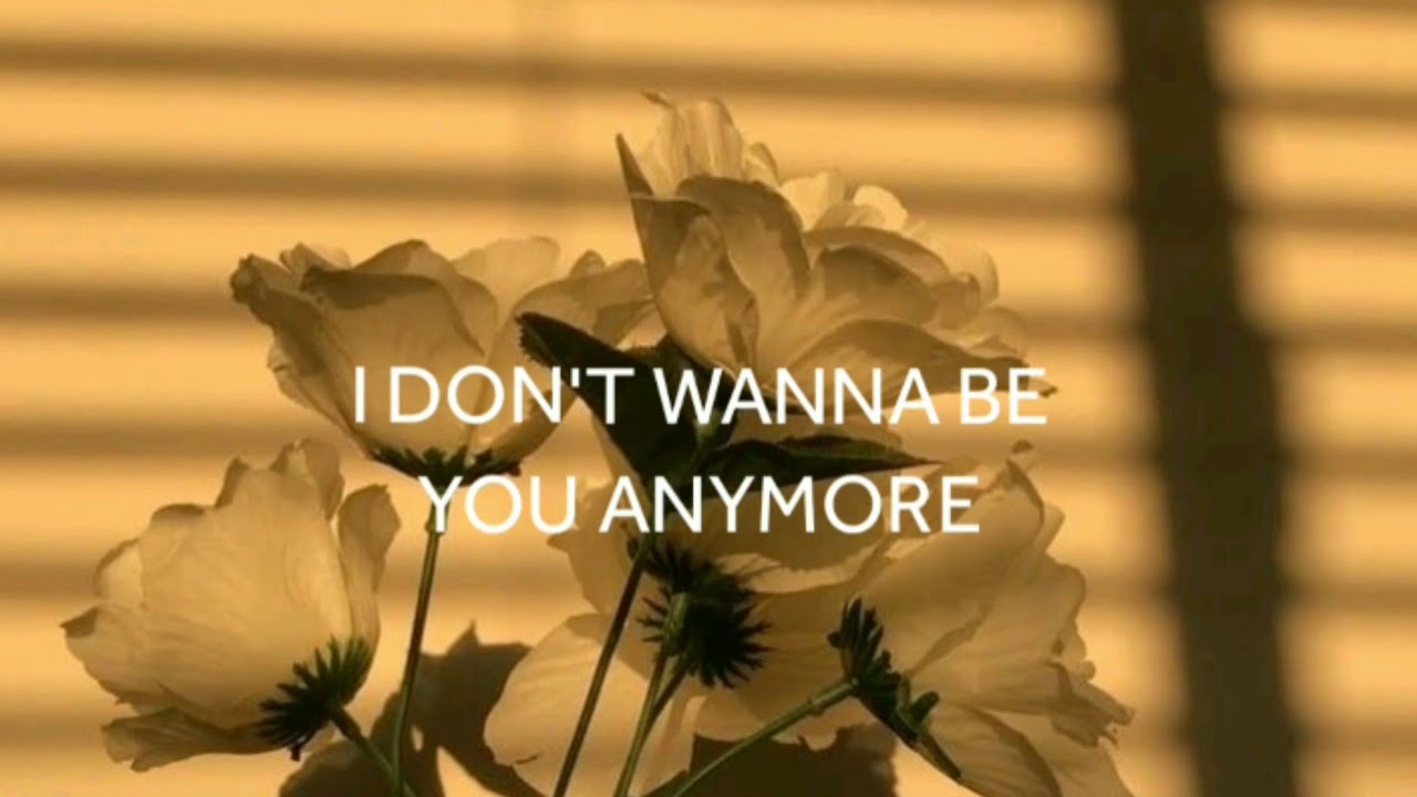 Billie Eilish - idontwannabeyouanymore ( Lyrics) - YouTube
