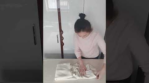 Is a hooded sweatshirt hard to store Here s a trick for you#Hoodie folding tips#Hoodie