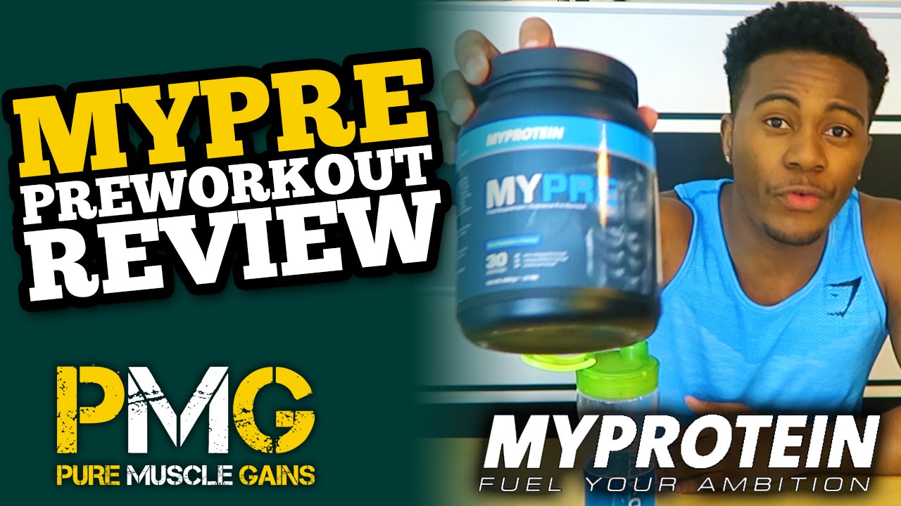 MyProtein MyPRE Supplement Review Blue Raspberry YouTube