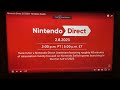 Nintendo direct February 8th 2023 reaction stream