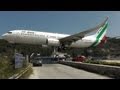 Skiathos the second st maarten low landings and jetblasts  a plane spotting movie