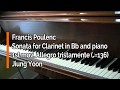 Piano part  poulenc sonata for clarinet in bb and piano i allegro tristamente 136