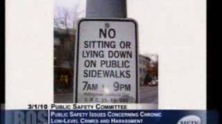 Part 1 of 2: Public Defender Jeff Adachi Testifies on proposed San Francisco Sit/Lie Law 3/1/2010