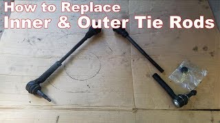 How to Replace Tie Rods Chevy Silverado & GMC Sierra (Inner and Outer Tie Rod Ends))