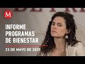 Informe diario sobre Programas de Bienestar, 23 de mayo de 2020