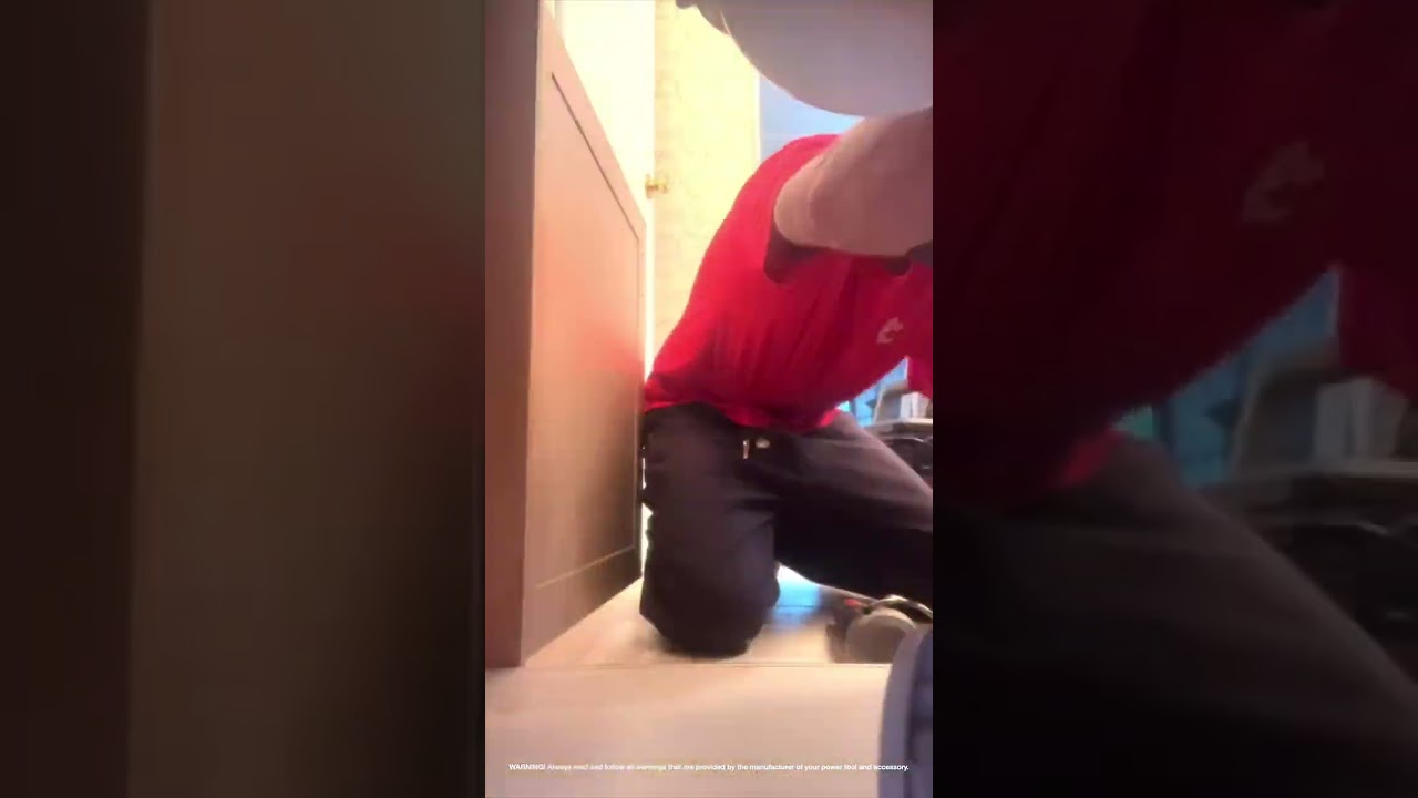 Spade Bit Makes Plumbing Work Easier