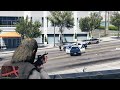 GTA 5 - Trevor Attacks the Vespucci Beach Police Station + Ten Star Escape