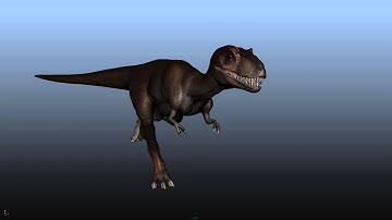 Velociraptor run cycle