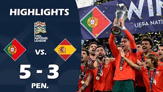 포르투갈 - 스페인 | 2-2 (5-3 Pen.) | 하이라이트 | UEFA 네이션스리그 결승 2024/25