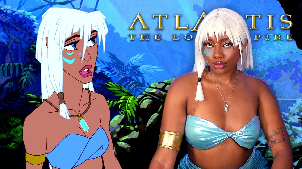 Transforming Into Princess Kida To Watch Atlantis: The Lost Empire 🩵