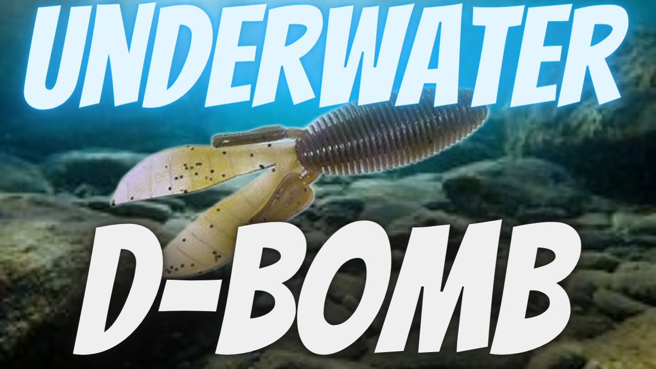 Missile Baits D Bomb Underwater Tank Test / STRIKE KING Swing Jig / Bass Fishing  Tackle Technique 