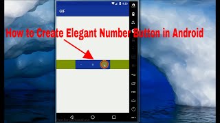 How to Create Elegant Number Button in Android