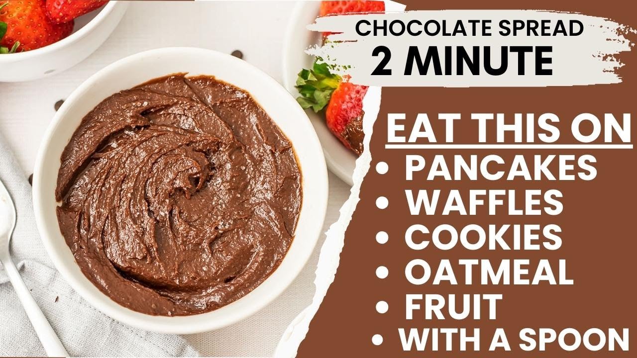 Chocolate Tahini Spread Recipe | Easy Vegan Chocolate Spread (5 Minutes!)