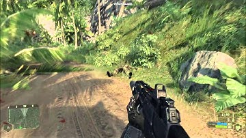 Gigabyte Radeon 6950 crysis max 8x AA gamplay