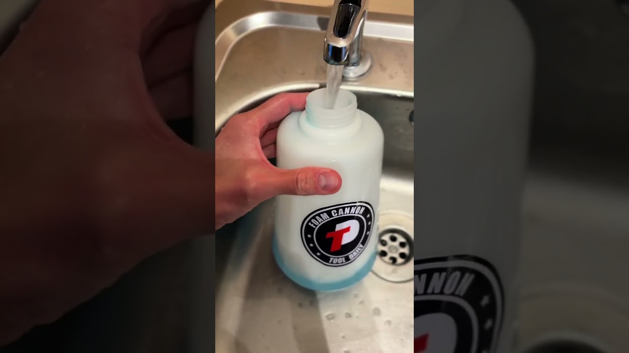 GAME CHANGER! Thick foam layer made easy with this snow foam gun