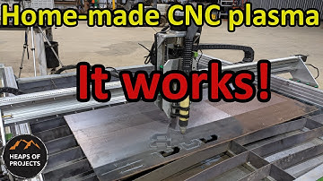 Home-made CNC Plasma Cutter Finished and Working
