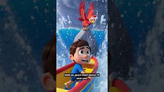 Geo Saves the Brave Red Bird! 🌈🐦 Amazing Rescue Adventure Geo Cartoon