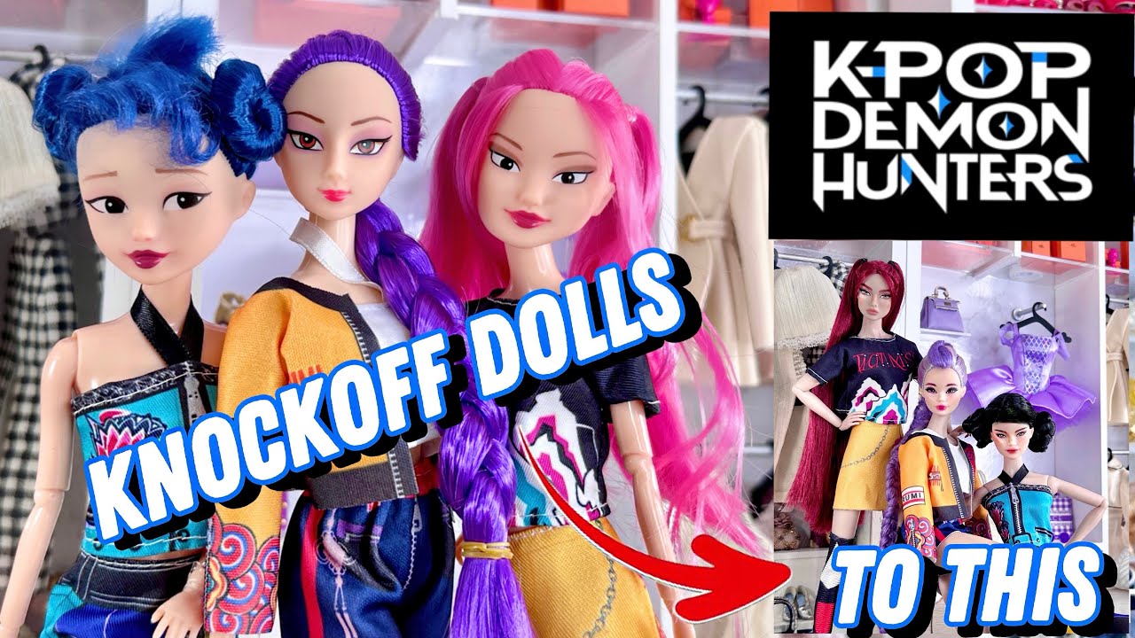 Я купила поддельную куклу Huntrix KPop Demon Hunter ради одежды... БОЛЬШАЯ ОШИБКА?