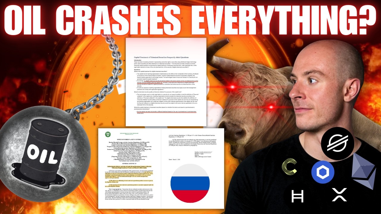 Will Oil Crash Everything... US Eases Russian Sanctions On Oil! FED, OCC And FDIC Green Light Crypto