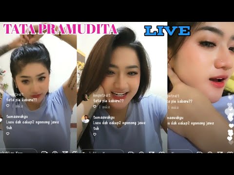 Tata pramudita live ig terbaru 2022 || tata pramudita live malam lebaran gokil habis