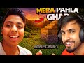 First Day in Minecraft Survival 😳 | Mera Pehla Ghar 🏠 in #technogamerz