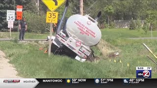 Ethanol tanker crash closed part of Highway 91 in Oshkosh