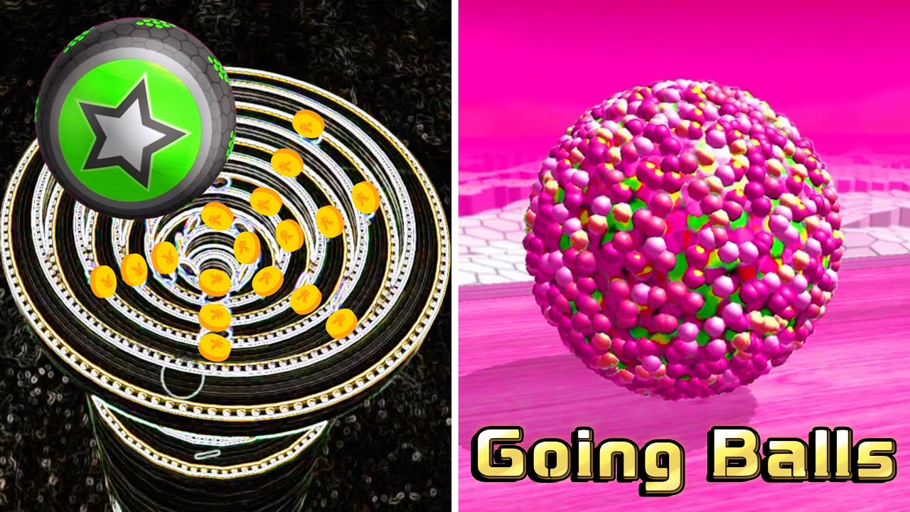 👑👉🏻Going Balls Reverse 🆚 bubbles ball➕✅challenge Ball Colors Run New Update