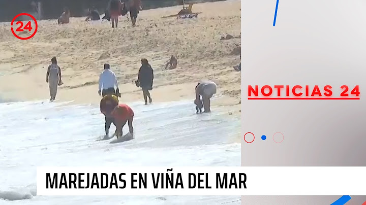 Alerta de marejadas y altas temperaturas en Viña del Mar | 24 Horas TVN Chile